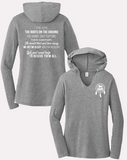 The Psycho Ladies Fit Hooded Shirt