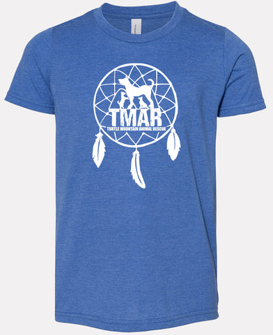 TMAR logo blue tee